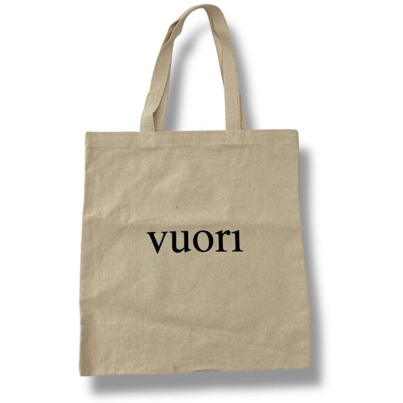 Vuori Tote Bag Cotton Canvas Reusable The Rise Shine Sustainable Eco Friendly - Picture 1 of 8